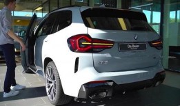 宝马x3最新爆料视频,前瞻科技与动感设计惊艳亮相